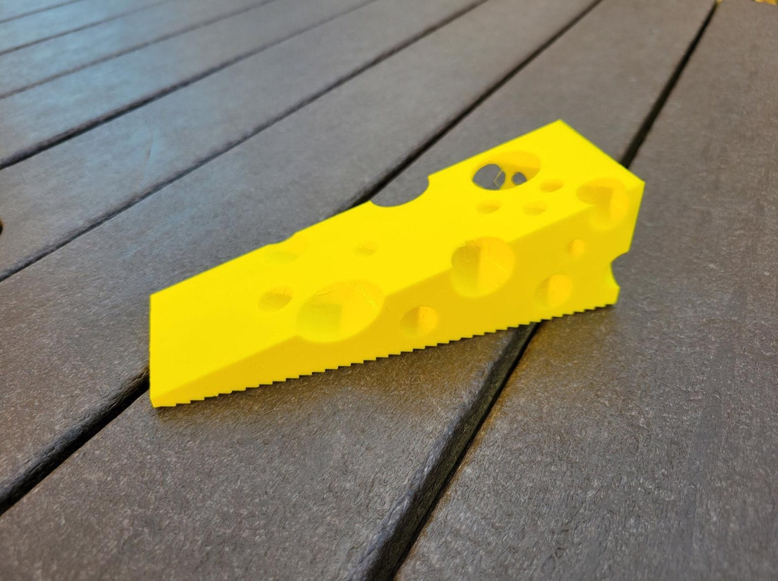 Cheese Wedge Door Stop | Plastic Door Wedge