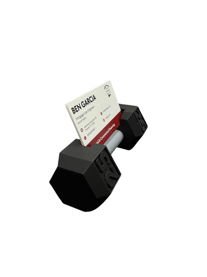 Dumbbell Business Card Holder