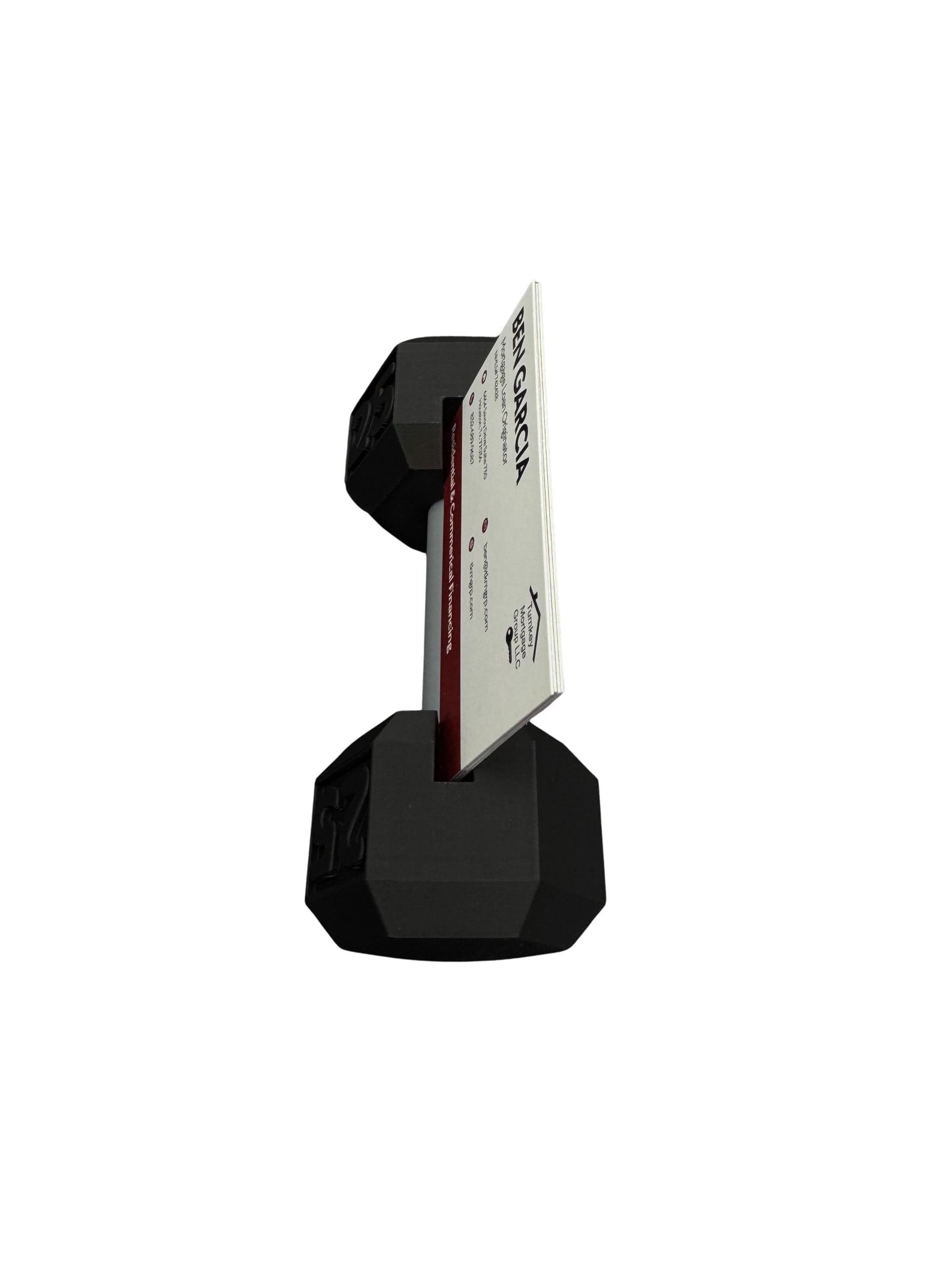 Dumbbell Business Card Holder