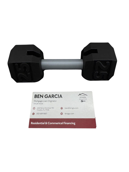 Dumbbell Business Card Holder