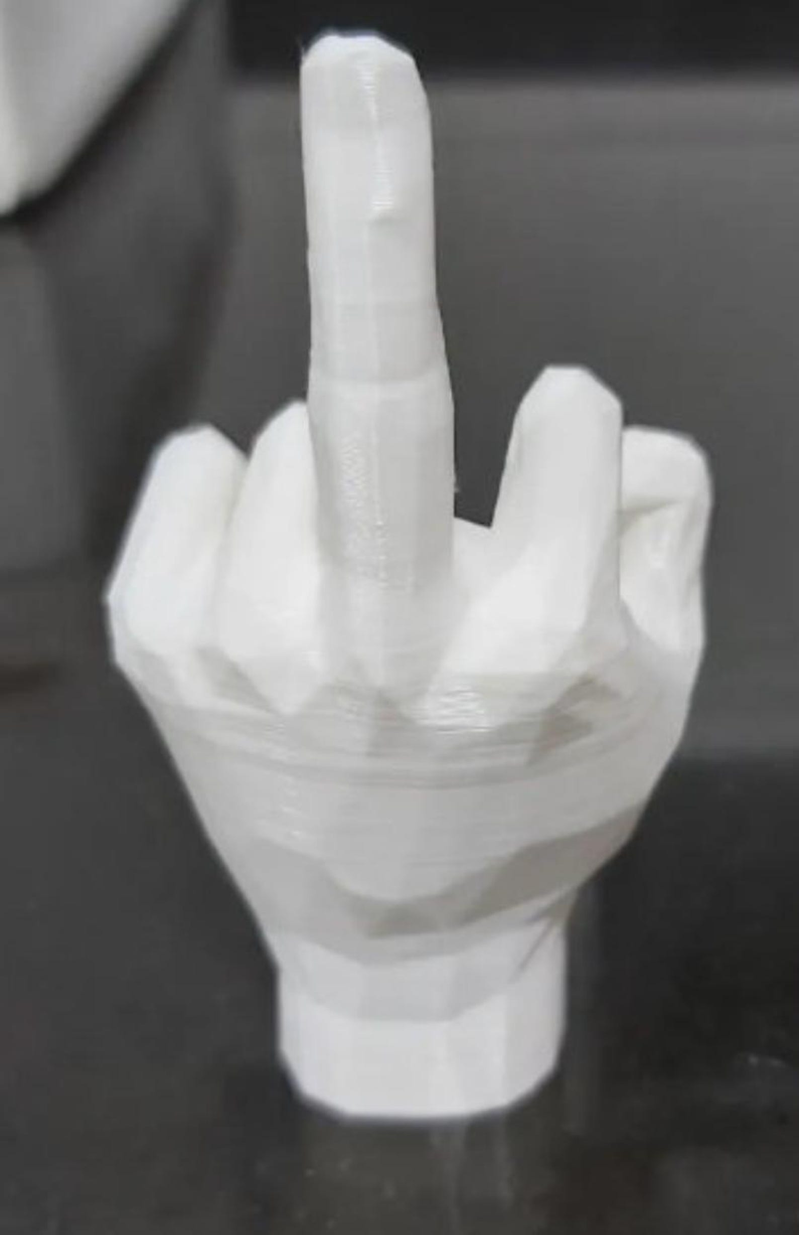 Middle Finger Statue | Rude Geometric Middle Finger