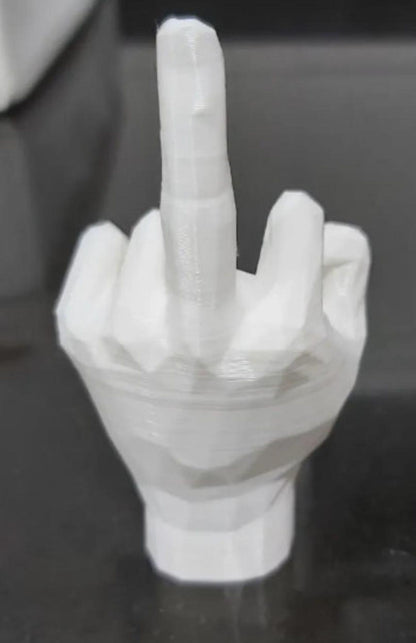 Middle Finger Statue | Rude Geometric Middle Finger