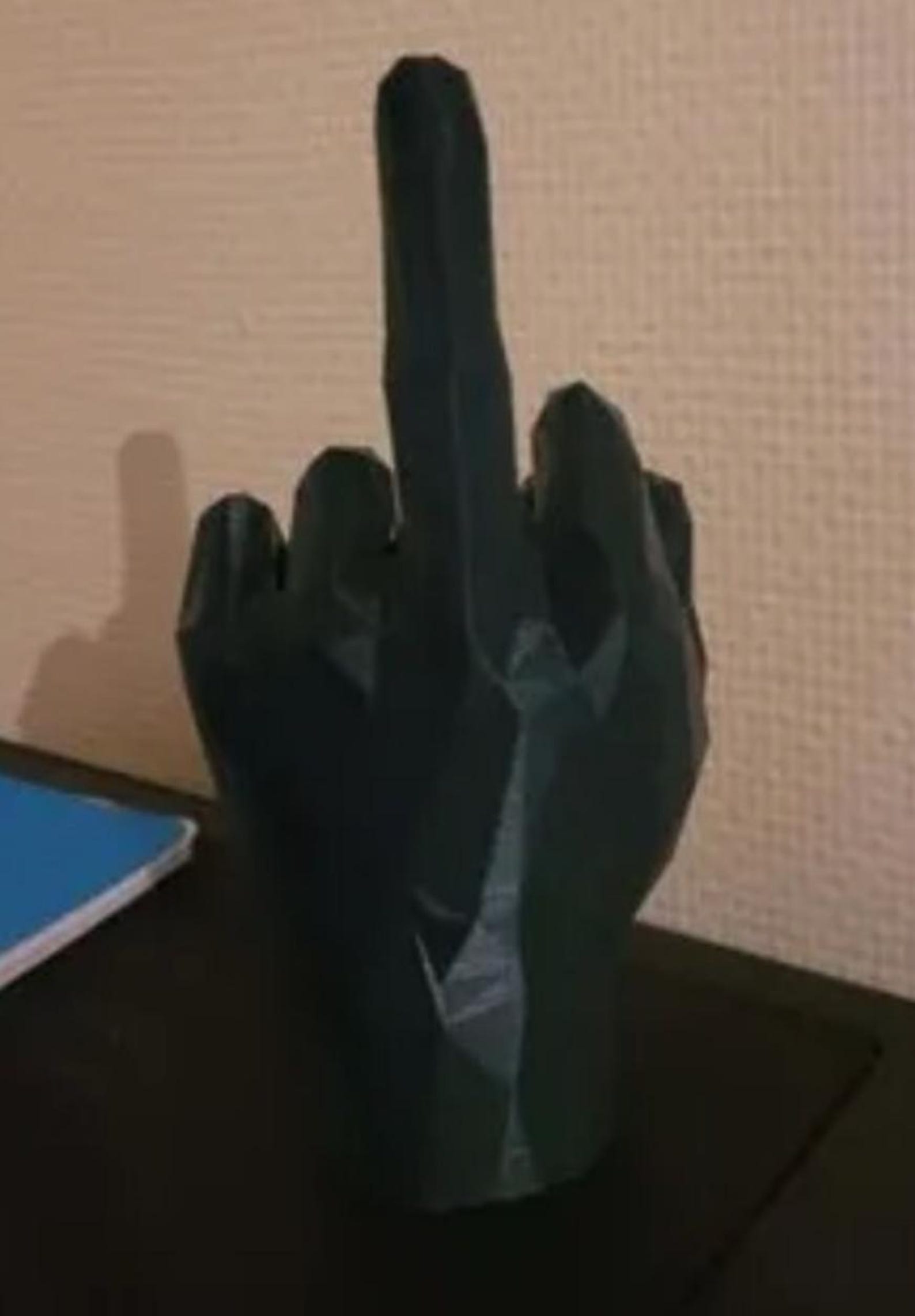 Middle Finger Statue | Rude Geometric Middle Finger