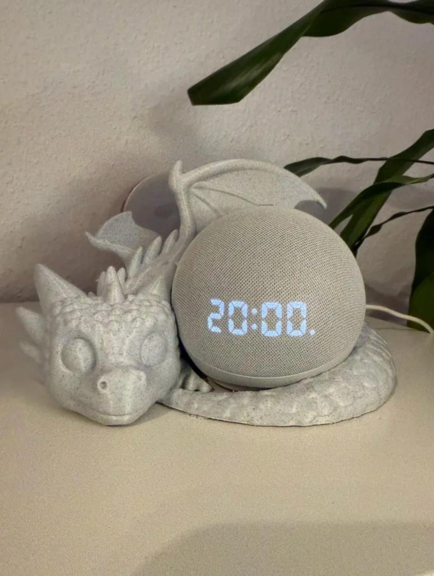Magical Dragon Alexa Echo Dot Holder | Dragon Shaped Stand for Echo Dot 3rd/4th Gen | Functional & Decorative, Perfect Gift for Dragon Lover