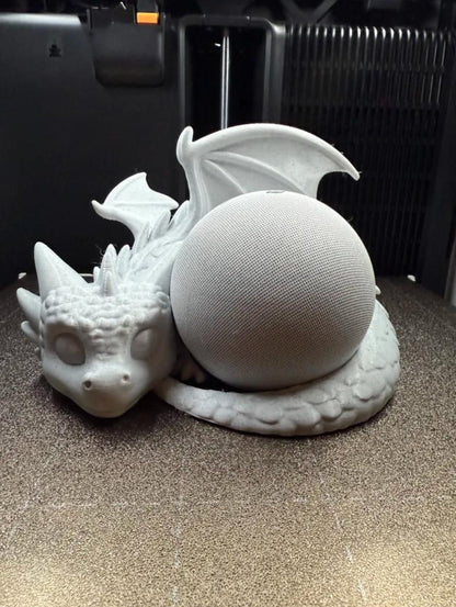 Magical Dragon Alexa Echo Dot Holder | Dragon Shaped Stand for Echo Dot 3rd/4th Gen | Functional & Decorative, Perfect Gift for Dragon Lover