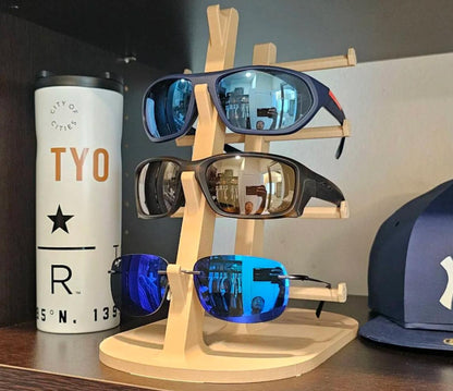 8 Pair Sunglasses Stand | Eyeglasses Organizer | Glasses Display Rack | Sunglasses Holder | Eyewear Storage | Gift for Sunglasses Collector