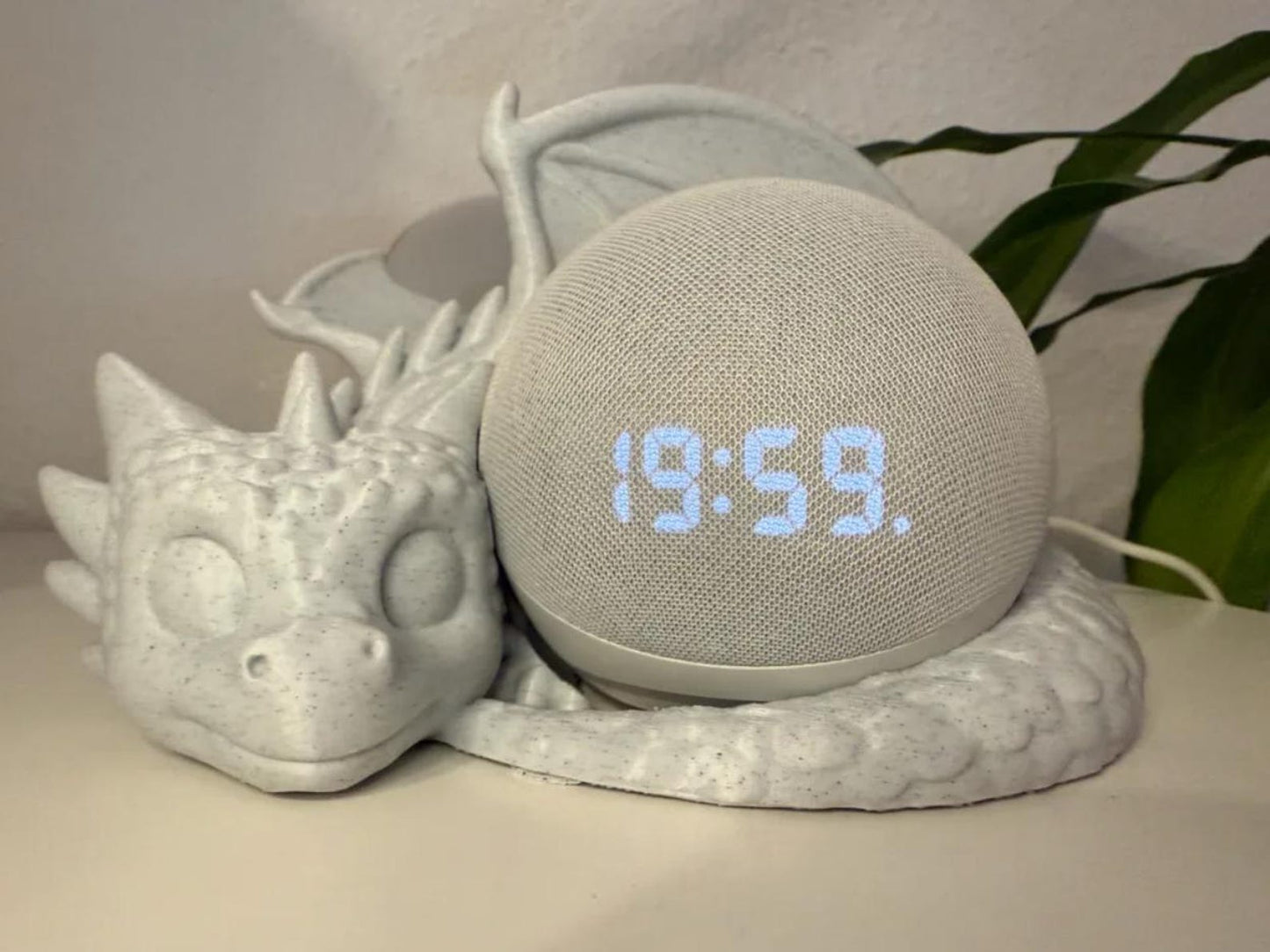 Magical Dragon Alexa Echo Dot Holder | Dragon Shaped Stand for Echo Dot 3rd/4th Gen | Functional & Decorative, Perfect Gift for Dragon Lover
