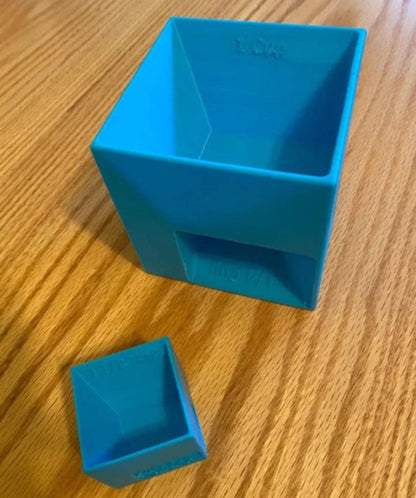 x2 Measuring Cubes | All in One Measuring Cups | Cups/Tbsp/Tsp | Measuring Tools | Cooking and Baking | Modern Kitchen Accessories