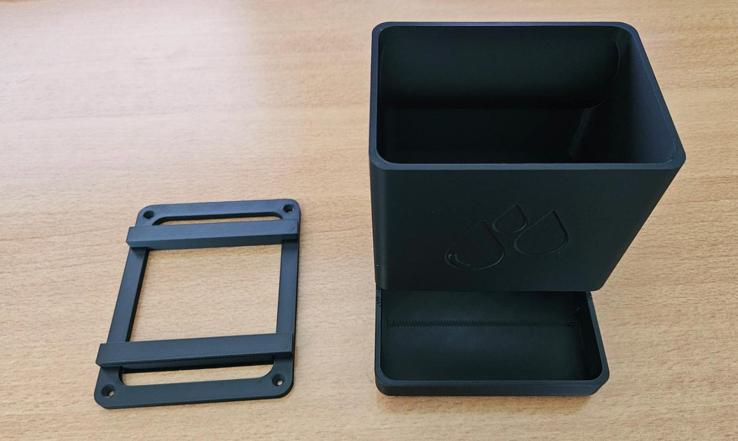 Dishwasher Tablet Box | Under Sink Pod Organizer | Cabinet Mount Dishwasher Pod Holder | Smart Slide Mount Storage Box | Kitchen Storage