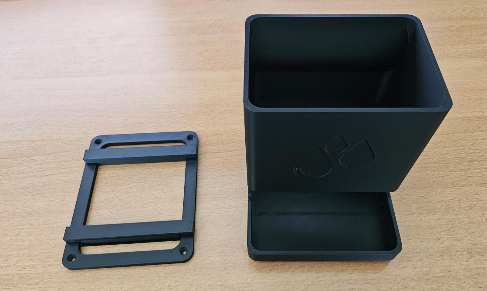 Dishwasher Tablet Box | Under Sink Pod Organizer | Cabinet Mount Dishwasher Pod Holder | Smart Slide Mount Storage Box | Kitchen Storage