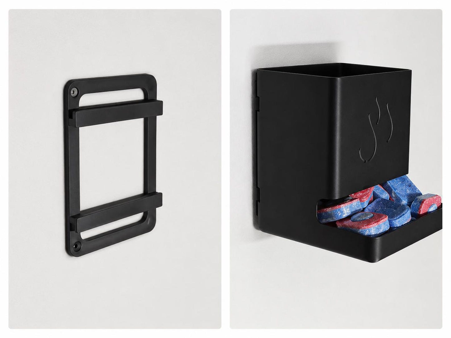 Dishwasher Tablet Box | Under Sink Pod Organizer | Cabinet Mount Dishwasher Pod Holder | Smart Slide Mount Storage Box | Kitchen Storage