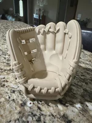 Baseball Glove Ball Display Stand - Sports Memorabilia Holder