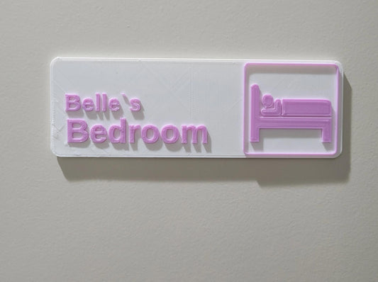 Personalized Bedroom Sign - Custom Door Name Sign