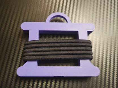 Hair Tie Keeper Keychain - Ponytail Elastic Organizer
