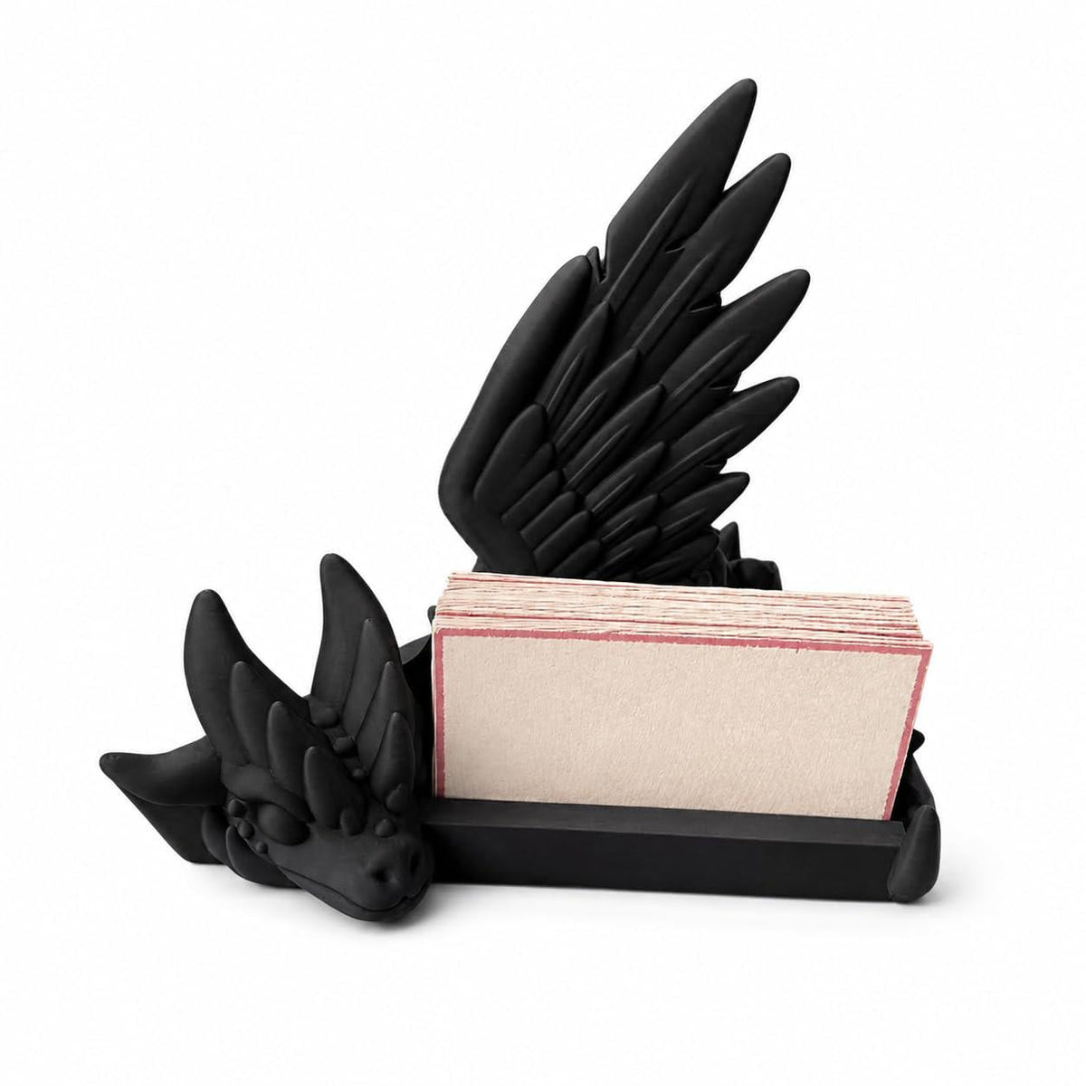 Dragon Business Card Holder - Fantasy Desk Organizer