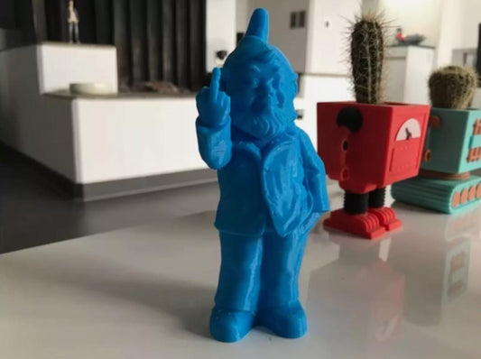 Middle Finger Gnome - Rude Garden and Desk Figurine