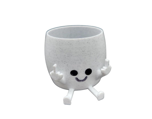 Funny Middle Finger Plant Pot - Rude Succulent Planter