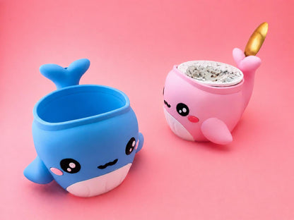 Whale Ice Cream Pint Holder - Frozen Dessert Cozy