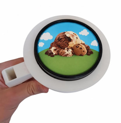 Ice Cream Cone Pint Holder with Spoon Slot - 16 oz Cozy