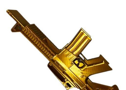 Tactical Rifle Business Card Holder - Desk Card Stand