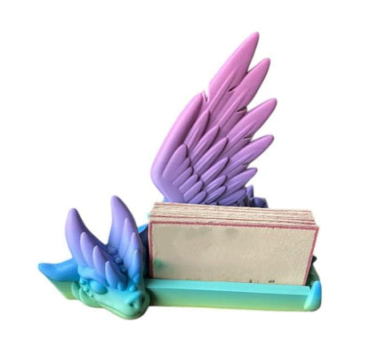 Dragon Business Card Holder - Fantasy Desk Organizer