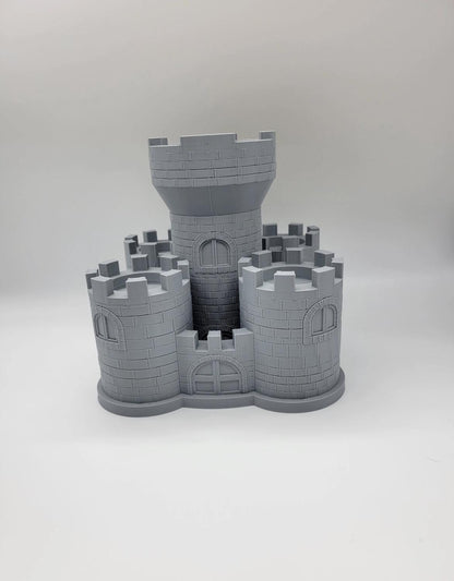 Bowser's Castle Amiibo Holder - Display Stand for 5 Figures