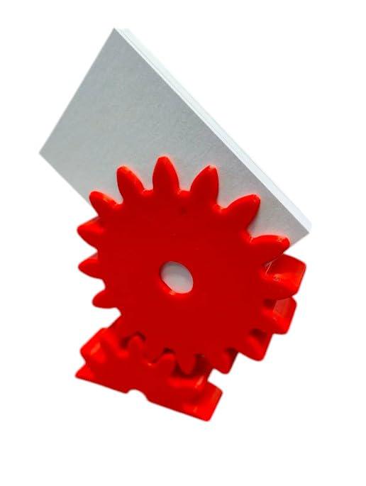 Gear Business Card Holder - Mechanical Desk Organizer
