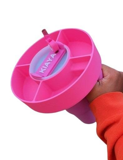 30 oz Tumbler Snack Tray - Four-Compartment Cup Topper