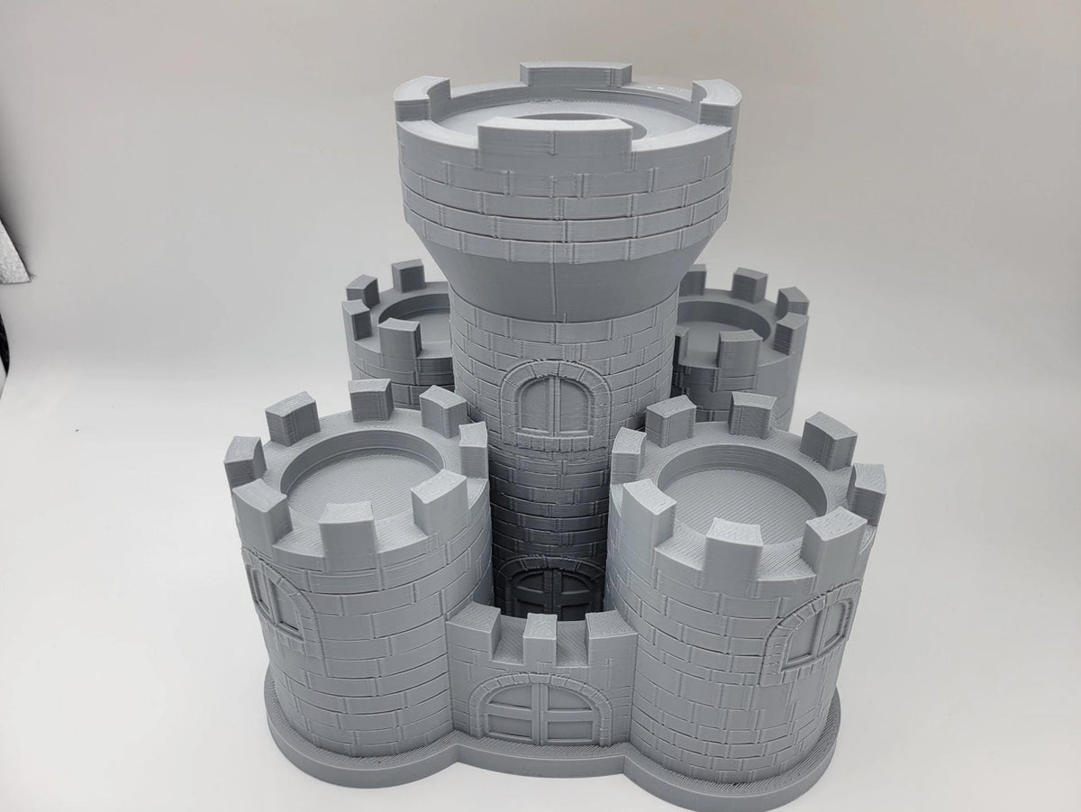 Bowser's Castle Amiibo Holder - Display Stand for 5 Figures