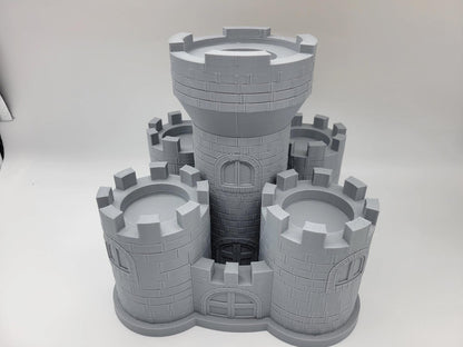 Bowser's Castle Amiibo Holder - Display Stand for 5 Figures