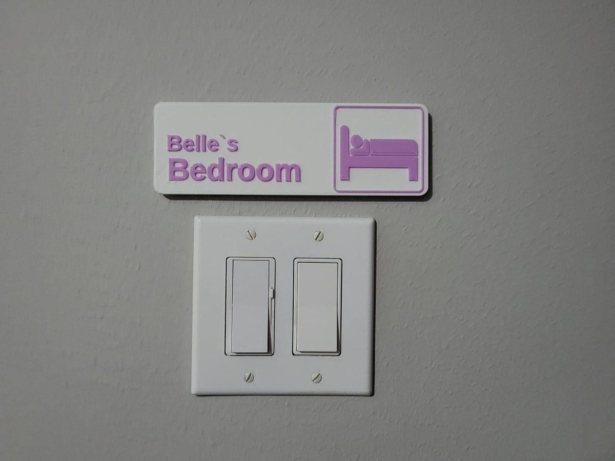 Personalized Bedroom Sign - Custom Door Name Sign