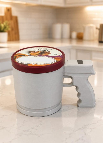 Tactical Ice Cream Pint Holder with Spoon Slot - 16 oz