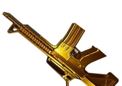 Tactical Rifle Business Card Holder - Desk Card Stand