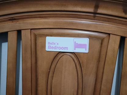 Personalized Bedroom Sign - Custom Door Name Sign