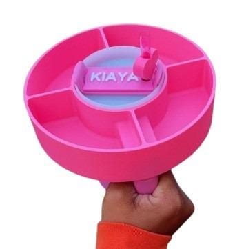 30 oz Tumbler Snack Tray - Four-Compartment Cup Topper