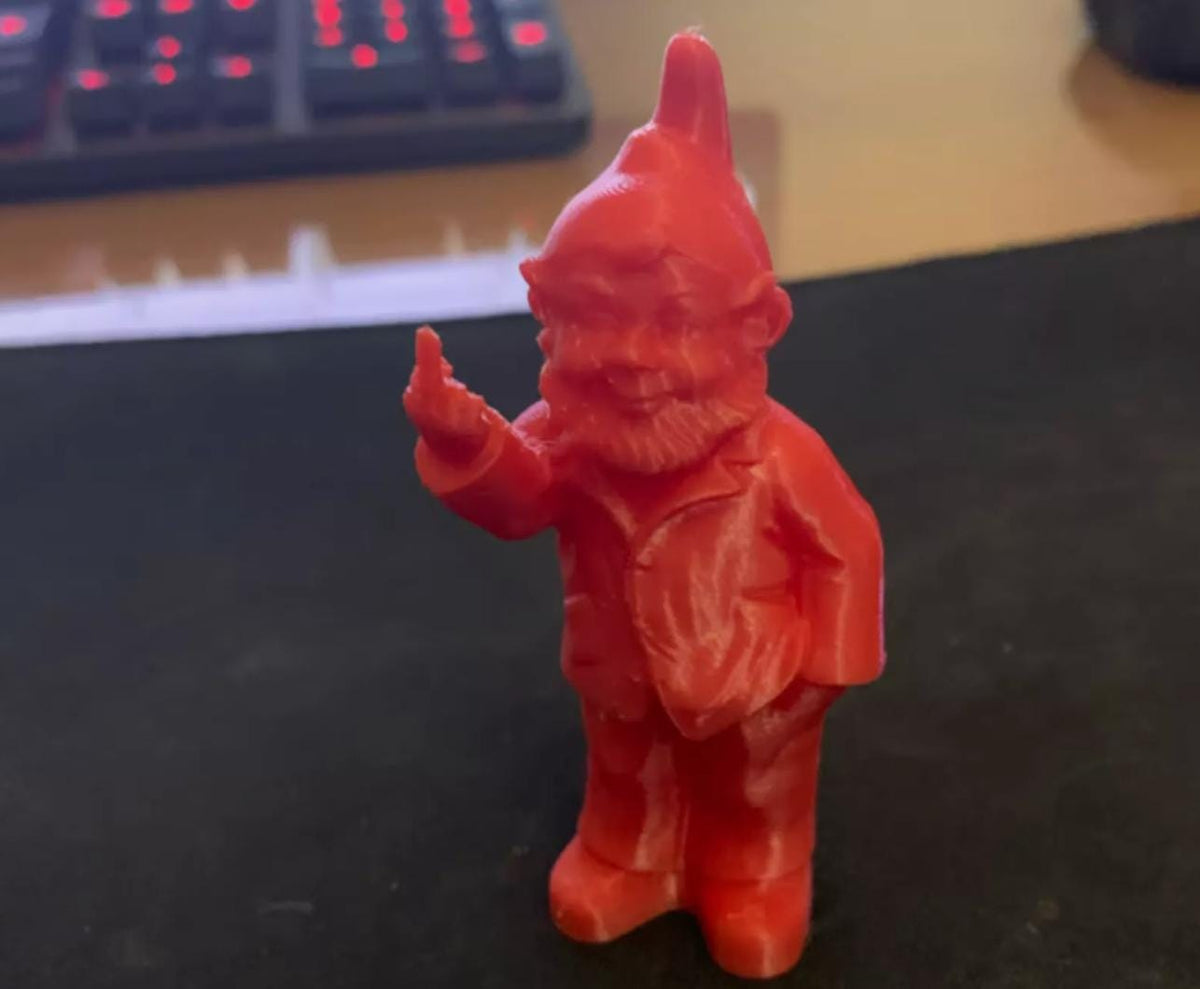 Middle Finger Gnome - Rude Garden and Desk Figurine