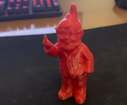Middle Finger Gnome - Rude Garden and Desk Figurine
