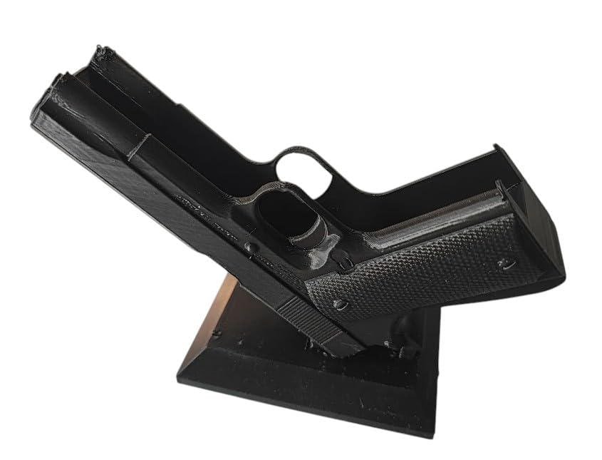 M1911-Style Business Card Holder - Tactical Desk Stand