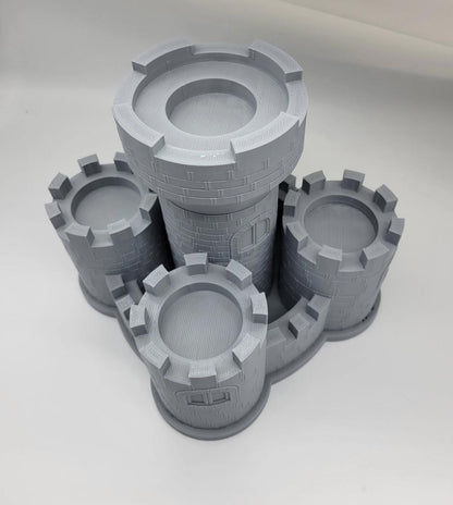 Bowser's Castle Amiibo Holder - Display Stand for 5 Figures
