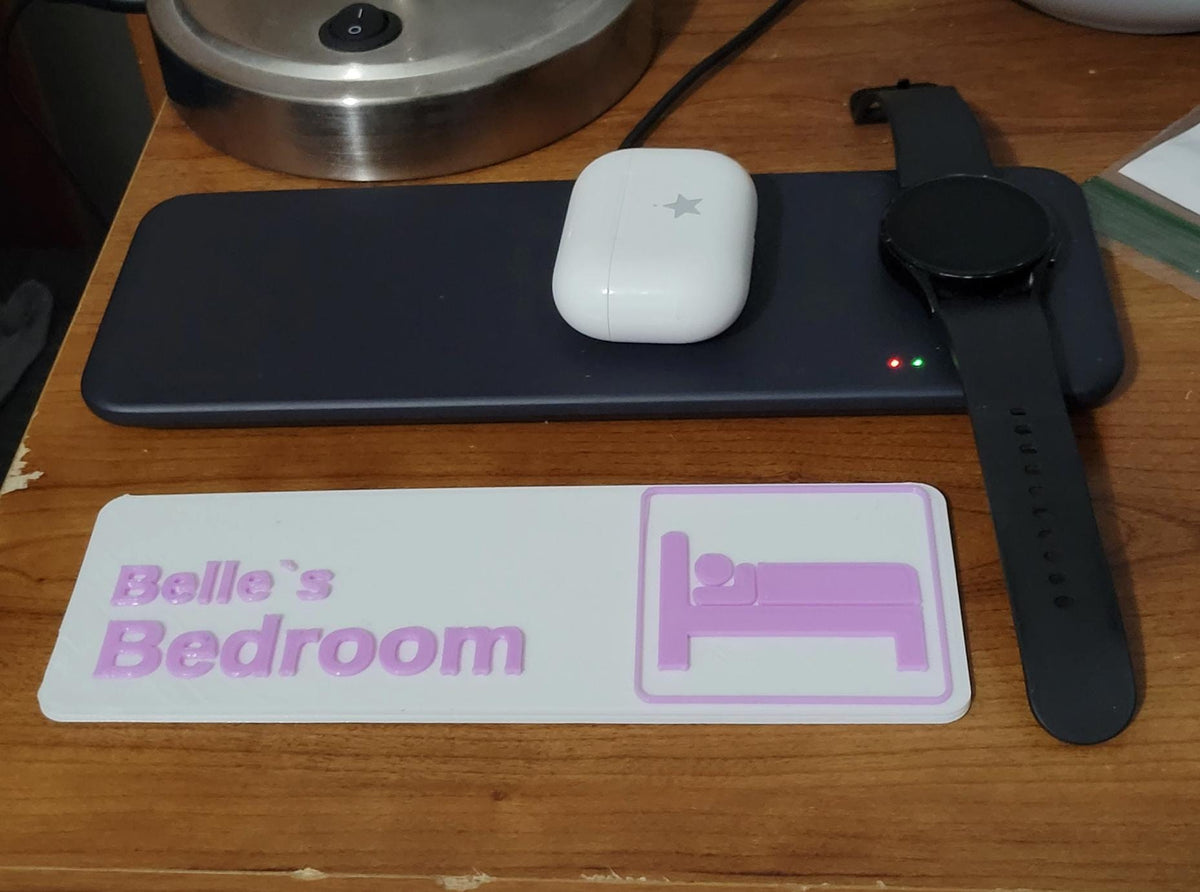 Personalized Bedroom Sign - Custom Door Name Sign