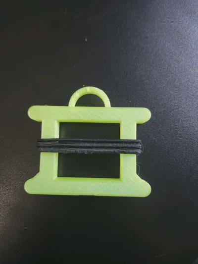 Hair Tie Keeper Keychain - Ponytail Elastic Organizer