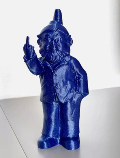 Middle Finger Gnome - Rude Garden and Desk Figurine