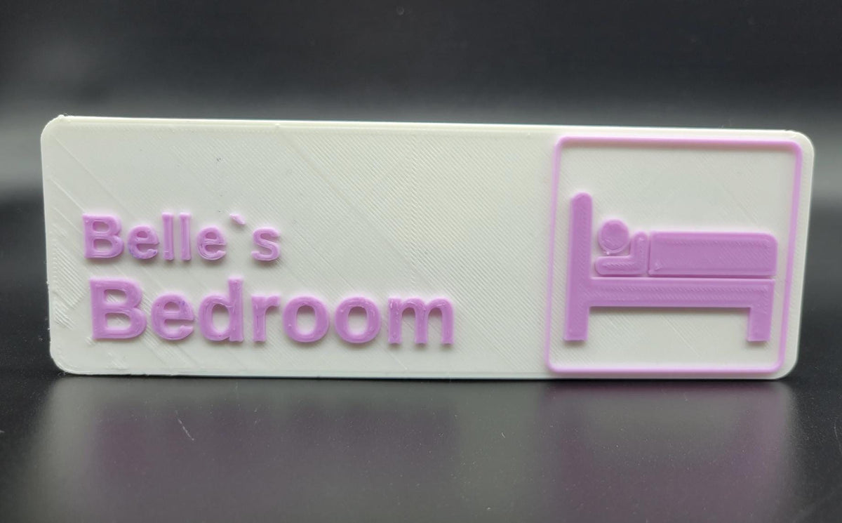 Personalized Bedroom Sign - Custom Door Name Sign