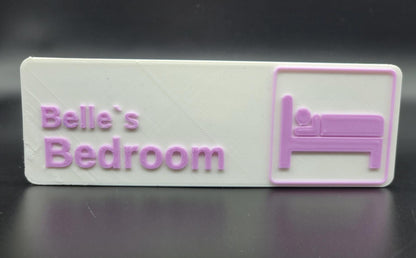 Personalized Bedroom Sign - Custom Door Name Sign