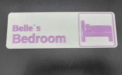Personalized Bedroom Sign - Custom Door Name Sign