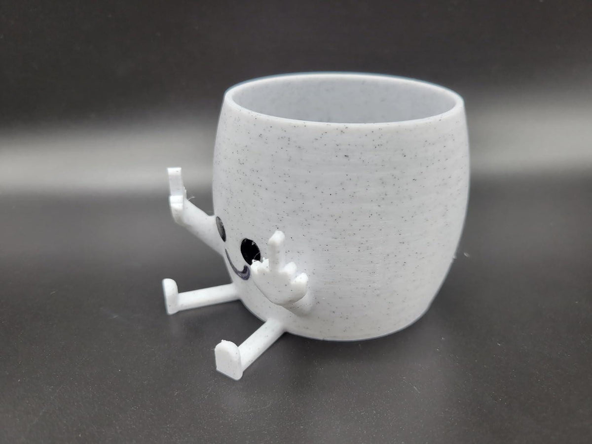 Funny Middle Finger Plant Pot - Rude Succulent Planter