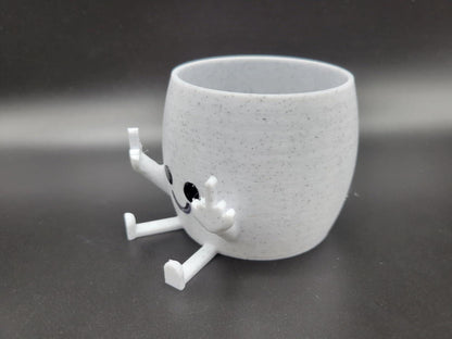 Funny Middle Finger Plant Pot - Rude Succulent Planter