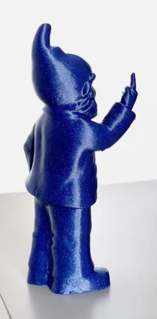 Middle Finger Gnome - Rude Garden and Desk Figurine