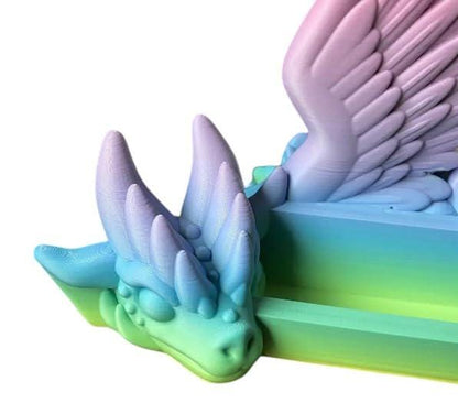 Dragon Business Card Holder - Fantasy Desk Organizer