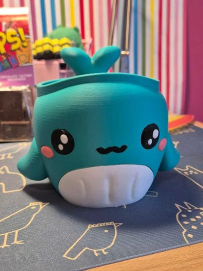 Whale Ice Cream Pint Holder - Frozen Dessert Cozy